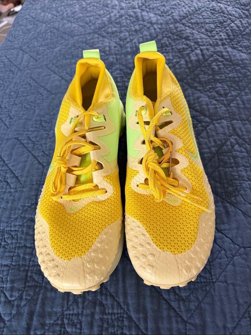 Nike Wildhorse 7 Trail Running Shoes Yellow Strike NWOT-size 9